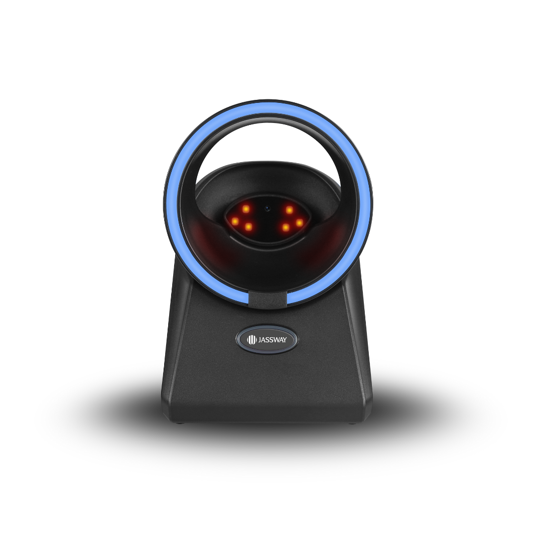 Lettore codici a barre 1D e 2D Jassway cablato e wireless per retail