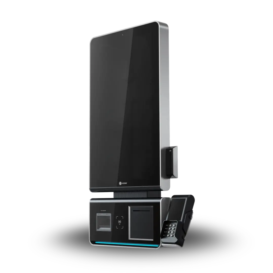 Totem self-service Jassway con touchscreen per retail e horeca