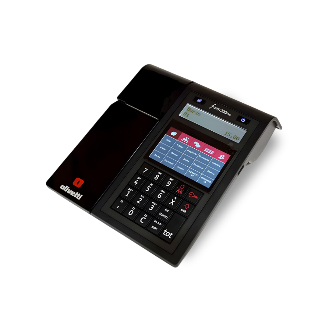 Registratore telematico Olivetti Form 200 Plus per retail e horeca